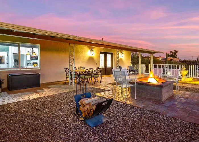 Vakantiehuis Classy Escape W/ Fire Pit On 5 Acres! Tucson
